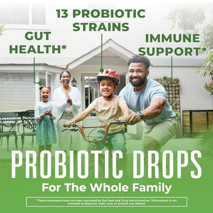 USDA Organic Liquid Probiotic by MaryRuth's | Digestive Health | Gut Health | Probiotics for Women | Probiotics for Men | Probiotics for Kids | Acidophilus Probiotic | Vegan | Non-GMO | 40 Servings