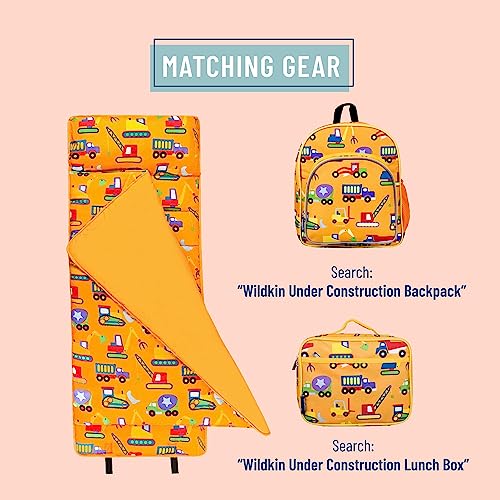 Wildkin Microfiber Nap Mat with Pillow for Toddler Boys and Girls, Measures 50 x 20 x 1.5 Inches, Ideal for Daycare and Preschool, Mom's Choice Award Winner (Jurassic Dinosaurs)