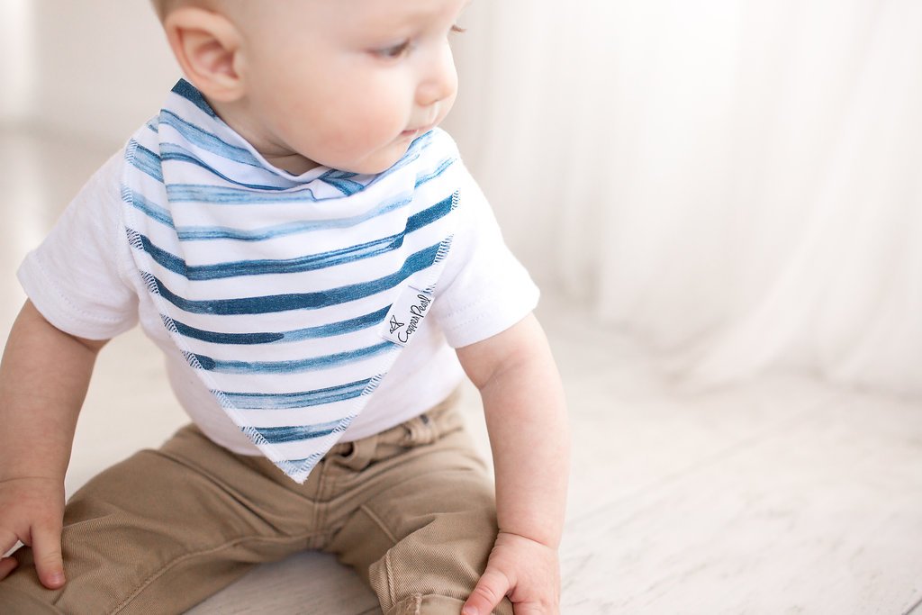 Copper Pearl Baby Bandana Drool Bibs for Drooling and Teething 6 Pack Gift Set For Boys “Rider