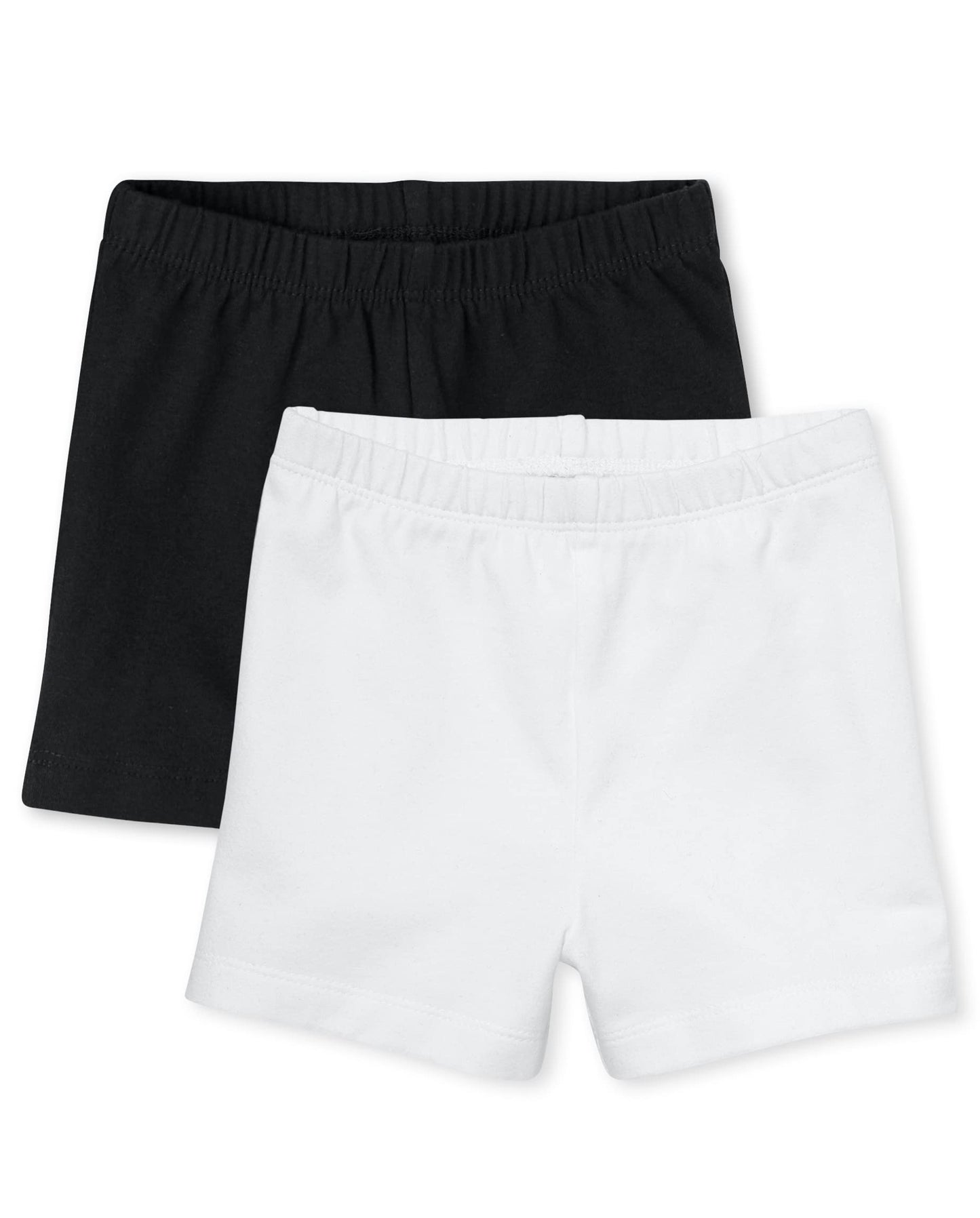 The Children's Place baby girls And Toddler Cartwheel Shorts, Smoke Gray 2 Pack, 2T US