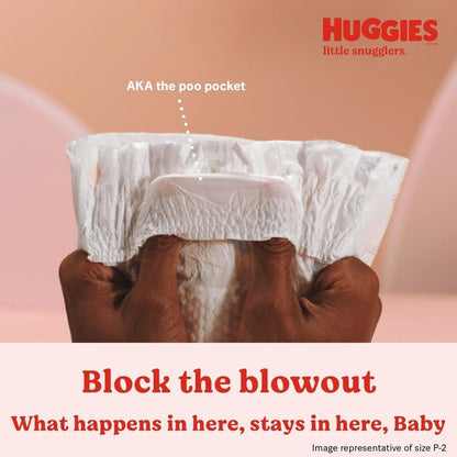 Huggies Newborn Diapers, Little Snugglers Baby Diapers, Size Newborn (up to 10 lbs), 128 Count