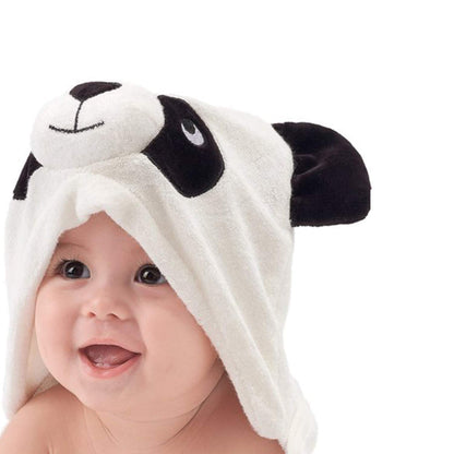 HIPHOP PANDA Hooded Towel - Rayon Made from Bamboo, Soft Bath Towel with Bear Ears for Babie, Toddler, Infant - Ultra Absorbent, Baby Stuff Shower Gifts for Boy and Girl - (Bear, 30 x 30 Inch)