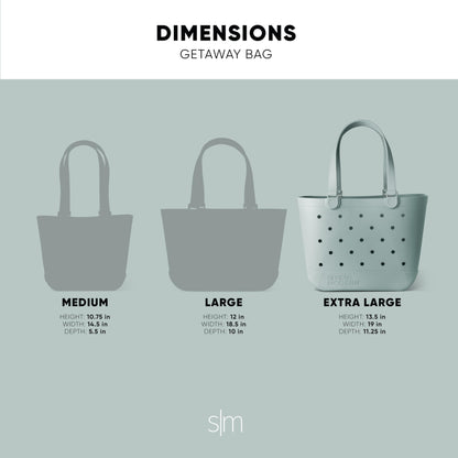 Simple Modern Beach Bag Rubber Tote