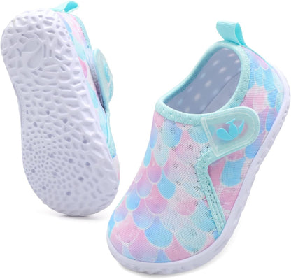 JIASUQI Baby Boys Girls Barefoot Swim Pool Water Shoes Beach Walking Sandals Athletic Sneakers