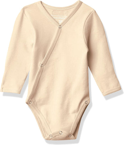 L'ovedbaby Unisex Baby Organic Cotton Kimono Bodysuit