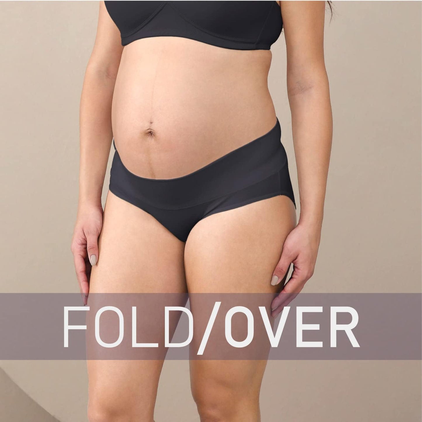 Intimate Portal Maternity Underwear | Pregnancy Postpartum Panties | Foldable Briefs Under the Bump