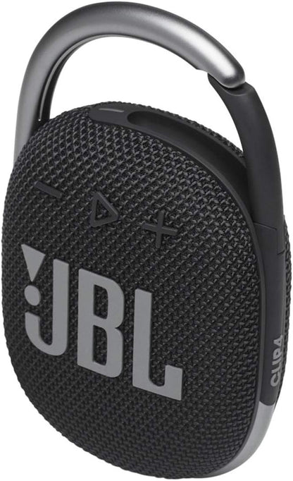 JBL Clip 4: Portable Speaker with Bluetooth, Built-in Battery, Waterproof and Dustproof Feature - Black (JBLCLIP4BLKAM)