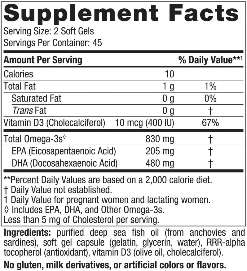 Nordic Naturals Prenatal DHA, Strawberry - 120 Soft Gels - 830 mg Omega-3 + 400 IU Vitamin D3 - Supports Brain Development in Babies During Pregnancy & Lactation - Non-GMO - 60 Servings