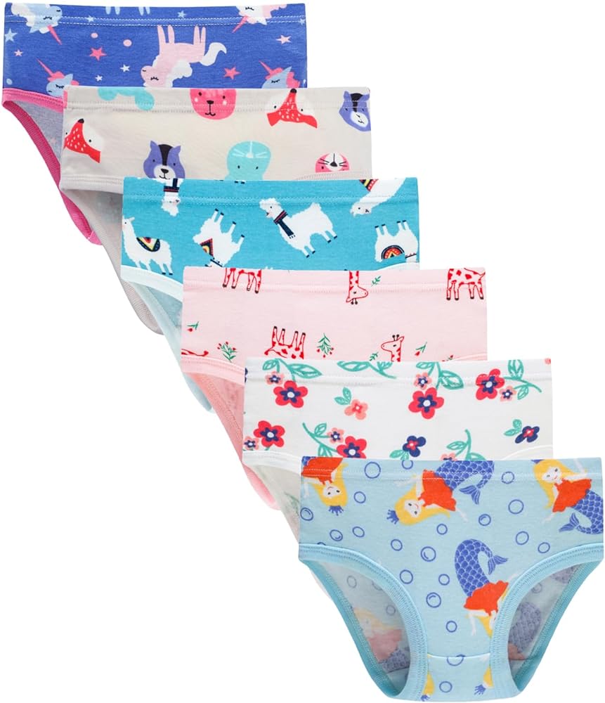 Hahan Baby Soft Cotton Panties Cotton Little Girls Underwear Toddler Briefs