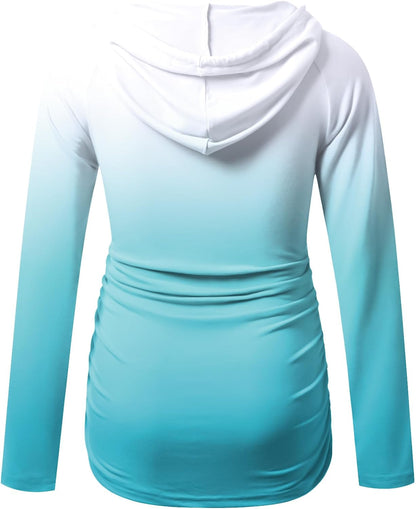 GINKANA Maternity Hoodie Long Sleeves Shirts Casual Maternity Top Pregnancy Sweatshirt Casual Clothes