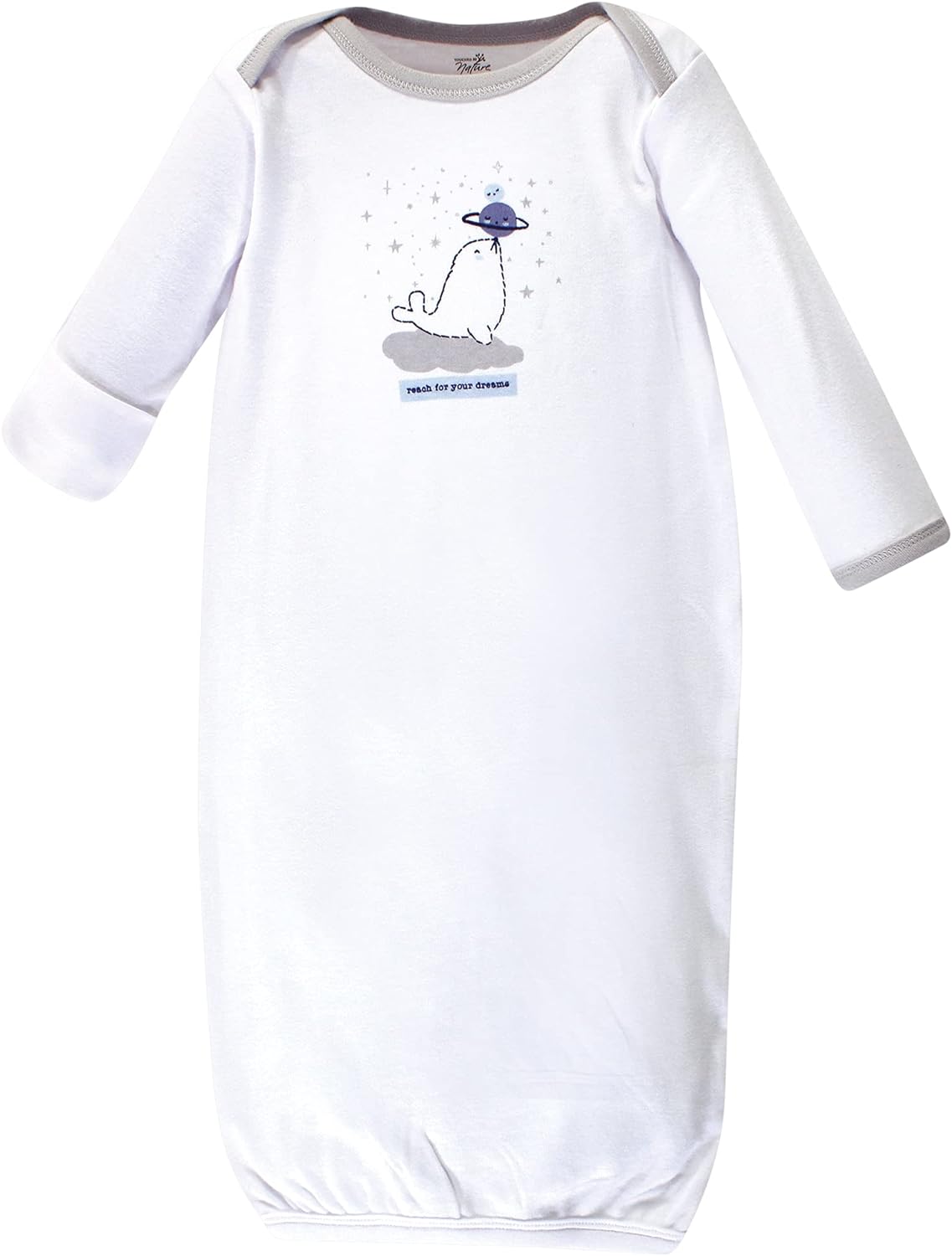 Touched by Nature Unisex Baby Organic Cotton Gowns