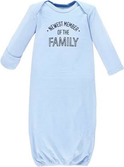 Hudson Baby baby-girls Cotton Gowns