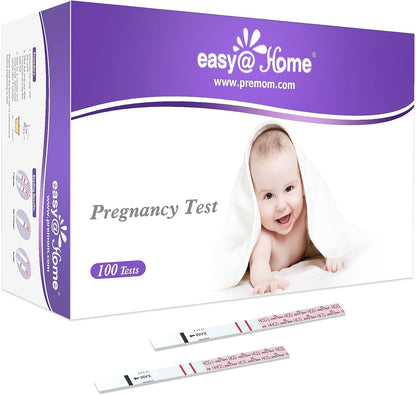 Ovulation Test Strips Powered by Premom Ovulation Predictor APP, FSA Eligible, 40 Ovulation Test and 10 Pregnancy Test Strips, 40LH +10HCG | Package May Vary