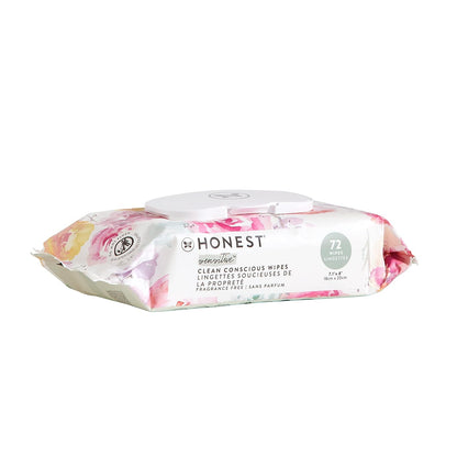 The Honest Company Clean Conscious Wipes | 99% Water, Compostable, Plant-Based, Baby Wipes | Hypoallergenic, EWG Verified | Pattern Play, 720 Count