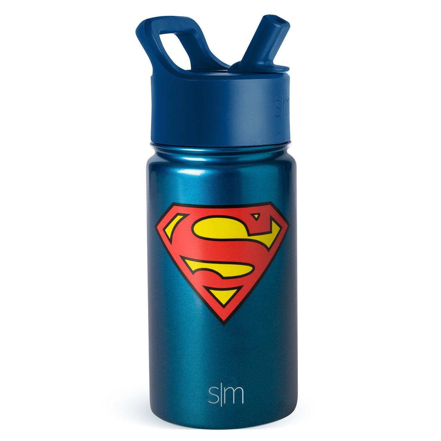 Simple Modern Kids Water Bottle with Straw Lid | Insulated Stainless Steel Reusable Tumbler for Toddlers, Boys | Summit Collection | 14oz, Dog Days