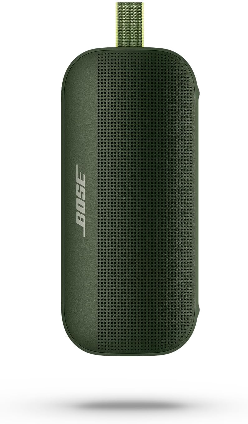 Bose SoundLink Flex Bluetooth Speaker, Portable Speaker with Microphone, Wireless Waterproof Speaker for Travel, Outdoor and Pool Use, Black