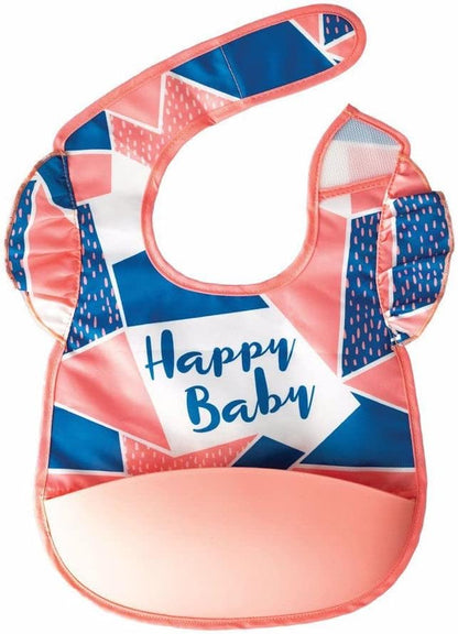 Tiny Twinkle Mess-Proof Baby Bib - Waterproof Bib for Baby Boy or Girl - PFAS, PVC, BPA, Phthalate Free - Baby Food Bibs