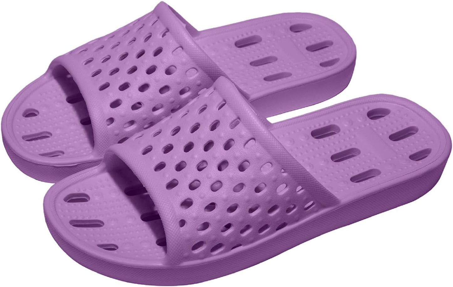 WOTTE Shower Sandals Women Quick Drying Bath Slippers Non Slip Dorm Shoes