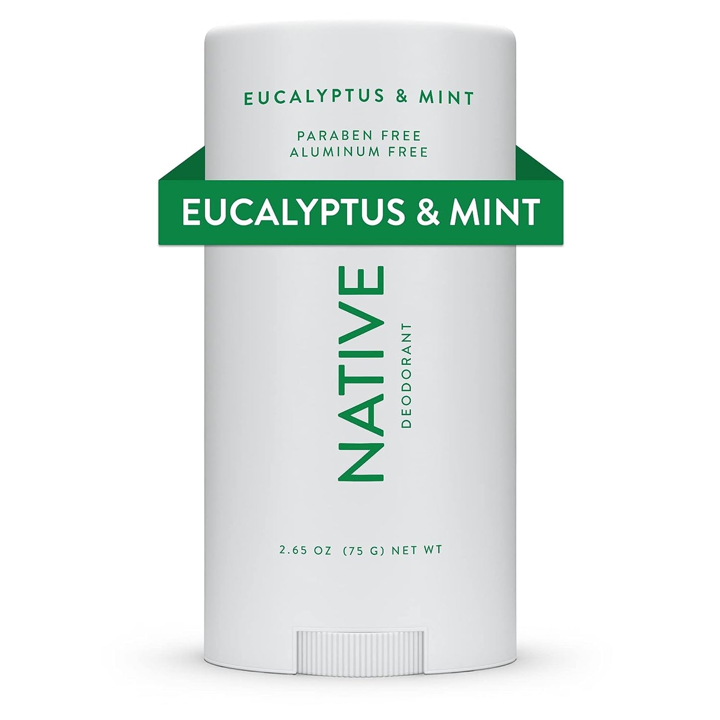 Native Deodorant | Natural Deodorant for Men, Aluminum Free with Baking Soda, Probiotics, Coconut Oil and Shea Butter | Eucalyptus & Mint