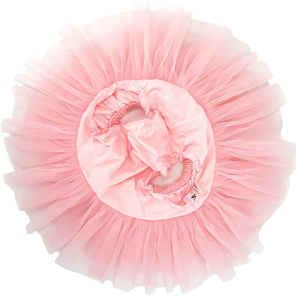 BGFKS Baby Girls Soft Fluffy Tutu Skirt with Diaper Cover,Toddler Girl Tutu Skirt Sets with Flower Headband.