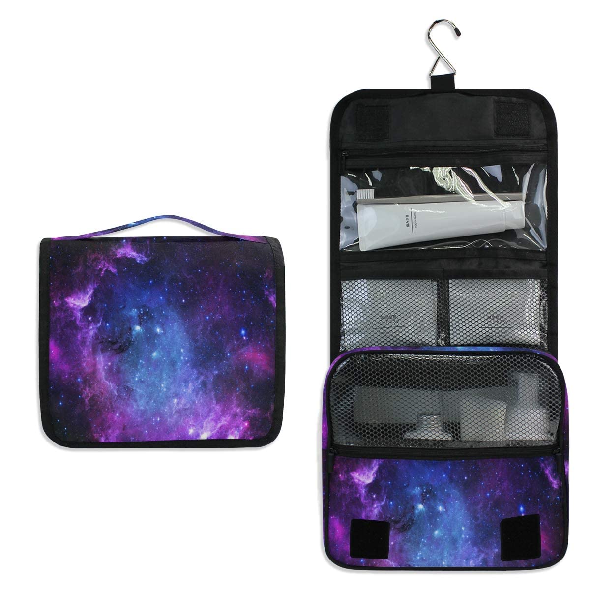 senya Hanging Travel Toiletry Bag Kit Makeup Case Cosmetics Organizer for Men Women