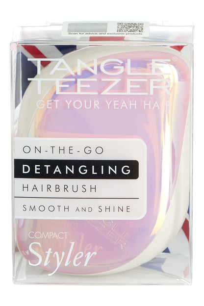 Tangle Teezer The Fine and Fragile Detangling Brush, Dry and Wet Hair Brush Detangler for Color-Treated, Fine and Fragile Hair, Mint Violet