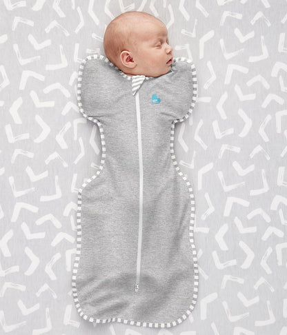 Love to Dream Swaddle UP, Baby Sleep Sack, Self-Soothing Swaddles for Newborns, Improves Sleep, Snug Fit Helps Calm Startle Reflex, New Born Essentials for Baby, 13-19 lbs, Gray