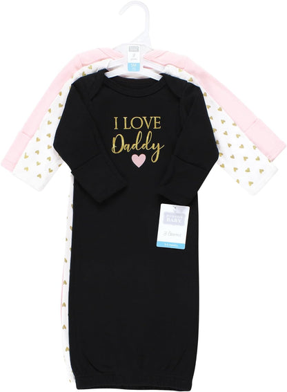 Hudson Baby baby-girls Cotton Gowns