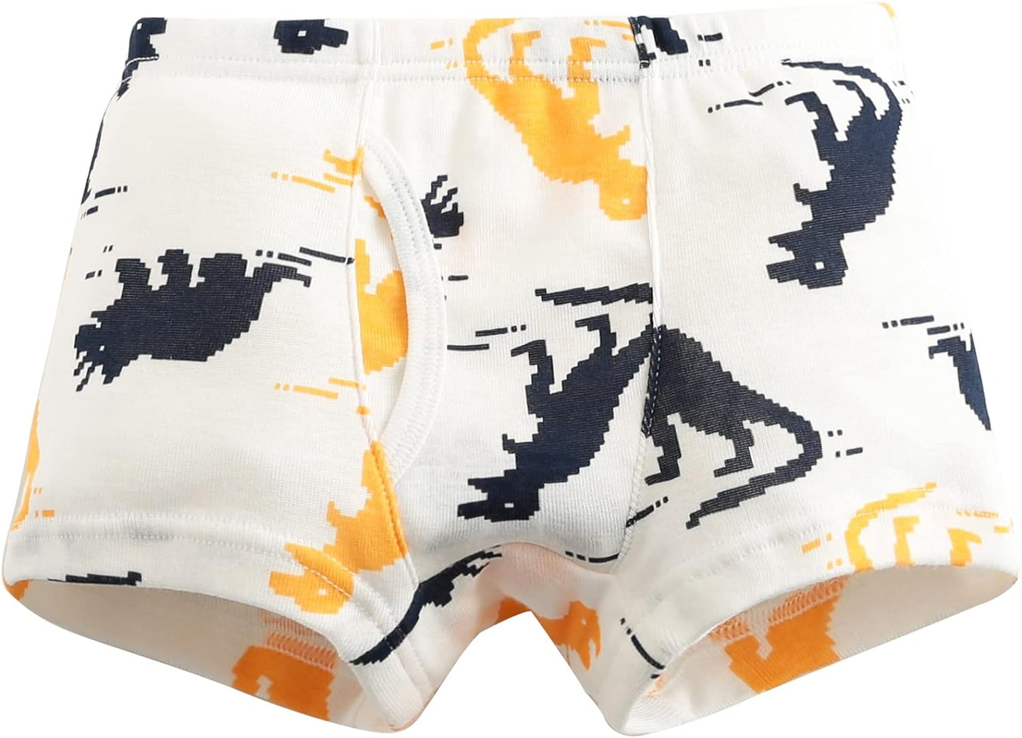 BYONEME 100% Cotton Little Boys Briefs Soft Dinosaur Truck Toddler Underwear