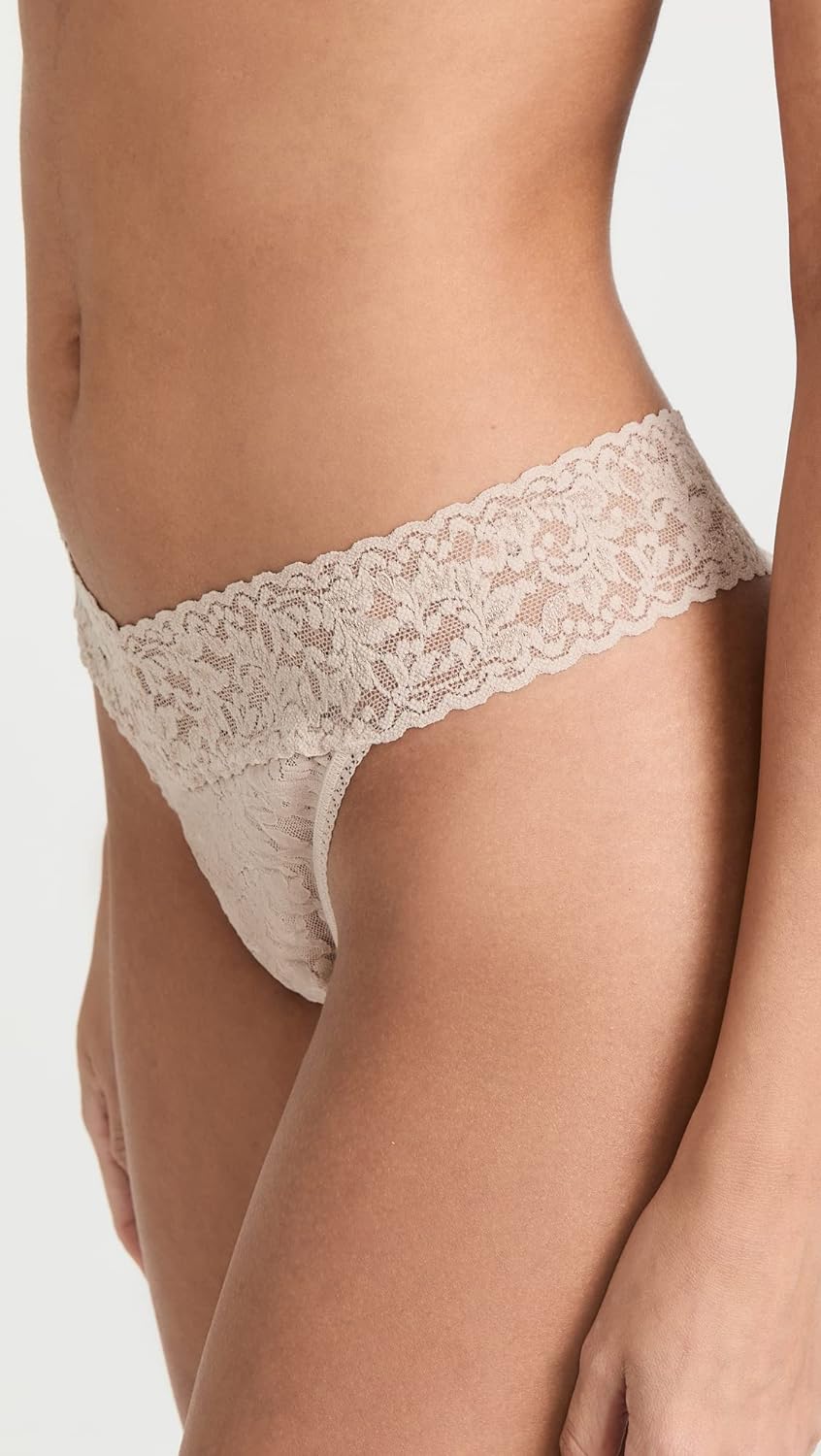 hanky panky, Signature Lace Original Rise Thong 3 Pack, One Size (4-14)