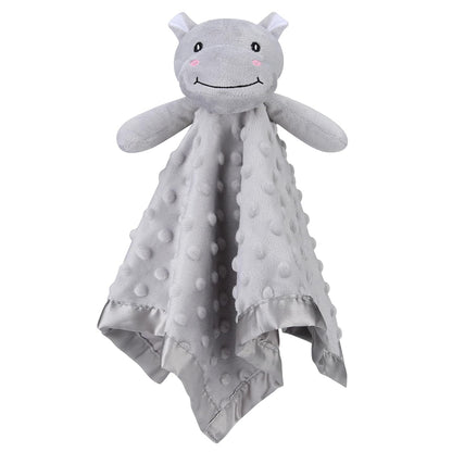 Pro Goleem Loveys for Babies - Soft Security Blanket Baby Snuggle Toy Newborn Stuffed Animals Baby Gifts for Boys and Girls, Grey Bunny 16 Inch