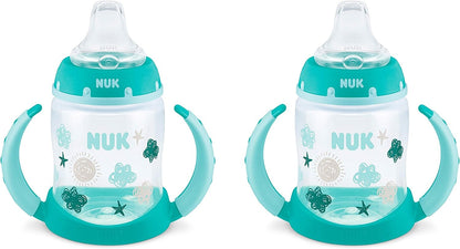 NUK Learner Silicone Cup, 5 Oz, 2-Pack, Clouds & Stars