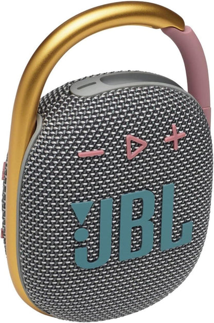 JBL Clip 4: Portable Speaker with Bluetooth, Built-in Battery, Waterproof and Dustproof Feature - Black (JBLCLIP4BLKAM)