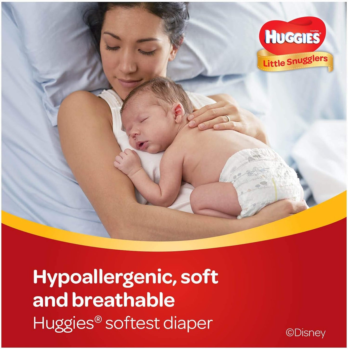 Huggies Newborn Diapers, Little Snugglers Baby Diapers, Size Newborn (up to 10 lbs), 128 Count