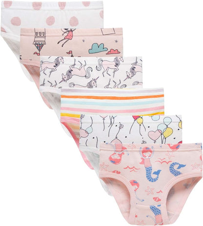 Hahan Baby Soft Cotton Panties Cotton Little Girls Underwear Toddler Briefs