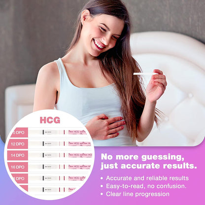 Ovulation Test Strips Powered by Premom Ovulation Predictor APP, FSA Eligible, 40 Ovulation Test and 10 Pregnancy Test Strips, 40LH +10HCG | Package May Vary