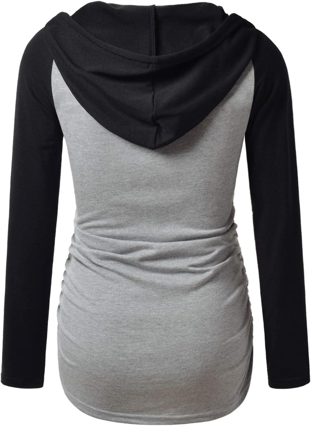 GINKANA Maternity Hoodie Long Sleeves Shirts Casual Maternity Top Pregnancy Sweatshirt Casual Clothes