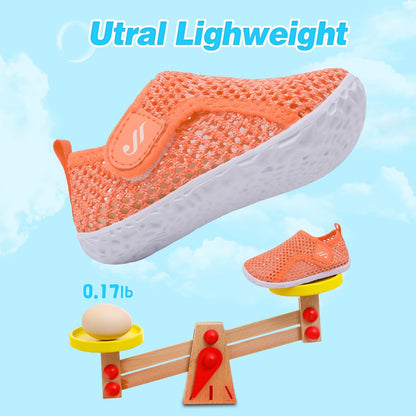 JIASUQI Baby Boys Girls Barefoot Swim Pool Water Shoes Beach Walking Sandals Athletic Sneakers