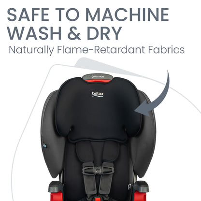 Britax Grow with You ClickTight Harness-2-Booster Car Seat, Cool N Dry - Cool Flow Moisture Wicking Fabric