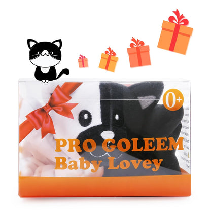 Pro Goleem Loveys for Babies - Soft Security Blanket Baby Snuggle Toy Newborn Stuffed Animals Baby Gifts for Boys and Girls, Grey Bunny 16 Inch