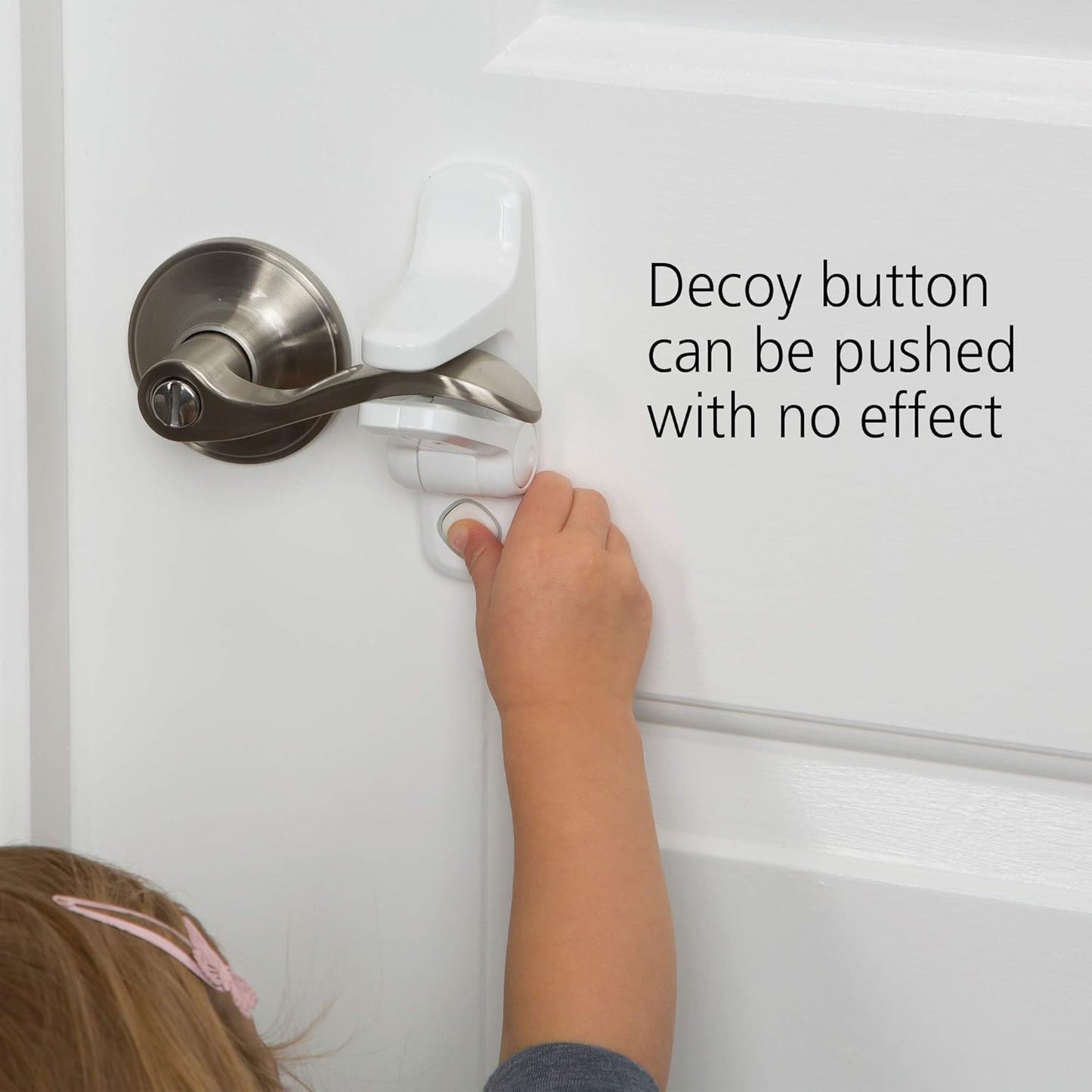 Safety 1st OutSmart Child Proof Door Lever Lock, White, 1 Count