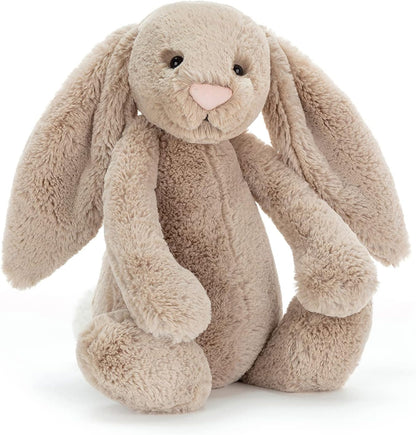 Jellycat Bashful Beige Bunny Stuffed Animal, Medium, 12 inches