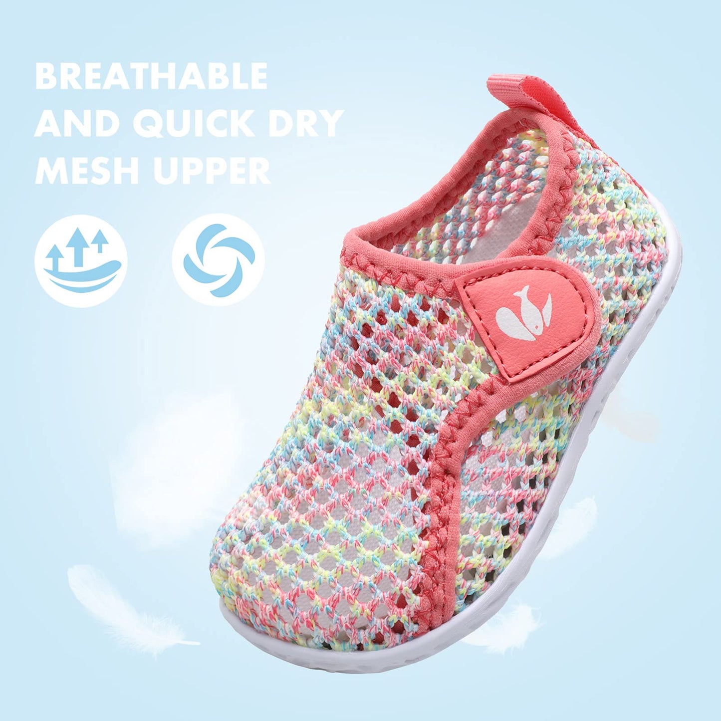 FEETCITY Baby Boys Girls Water Sport Shoes Barefoot Kids Aqua Socks Quick-Dry Beach Swim Pool Shoes