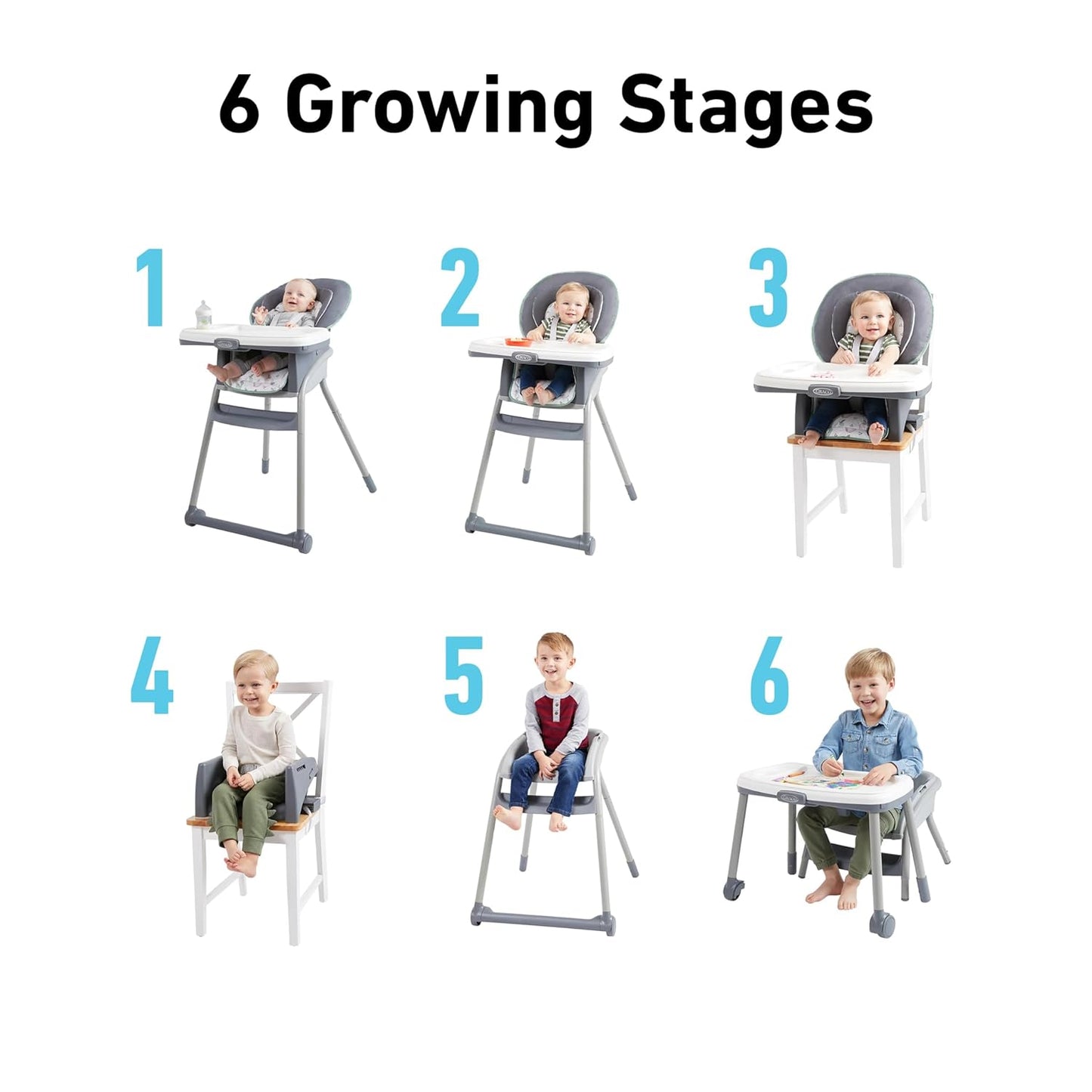 Graco® Table2Table™ LX 6-in-1 Highchair, Arrows