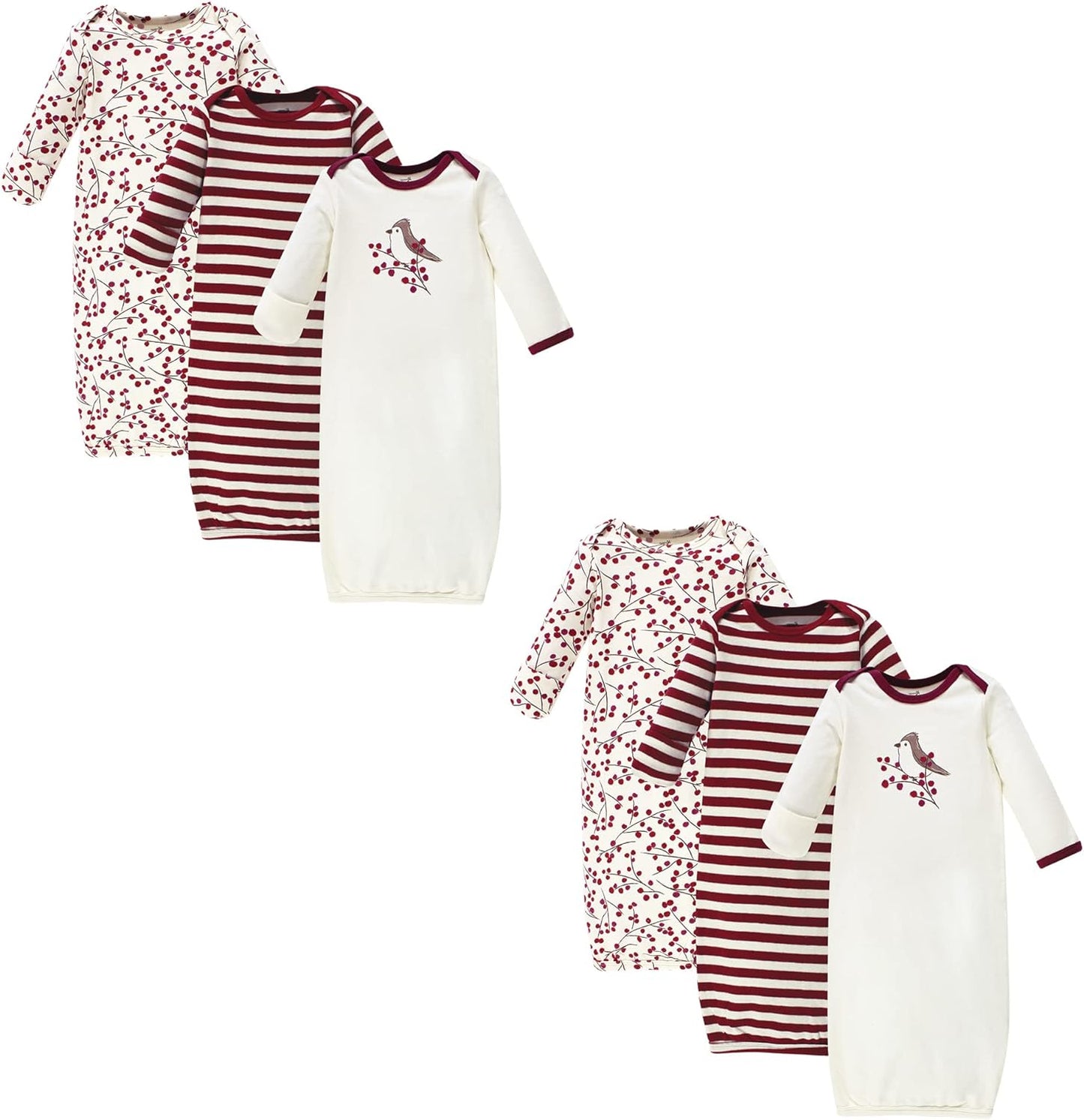 Touched by Nature Unisex Baby Organic Cotton Gowns