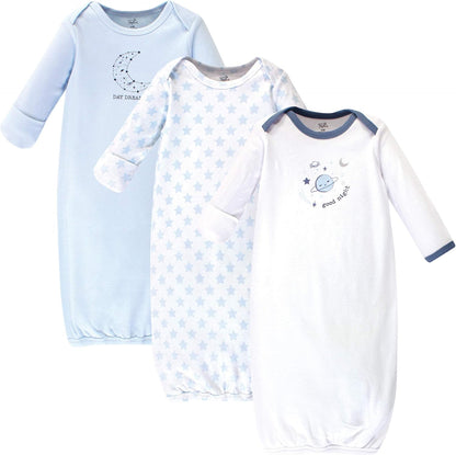 Touched by Nature Unisex Baby Organic Cotton Gowns