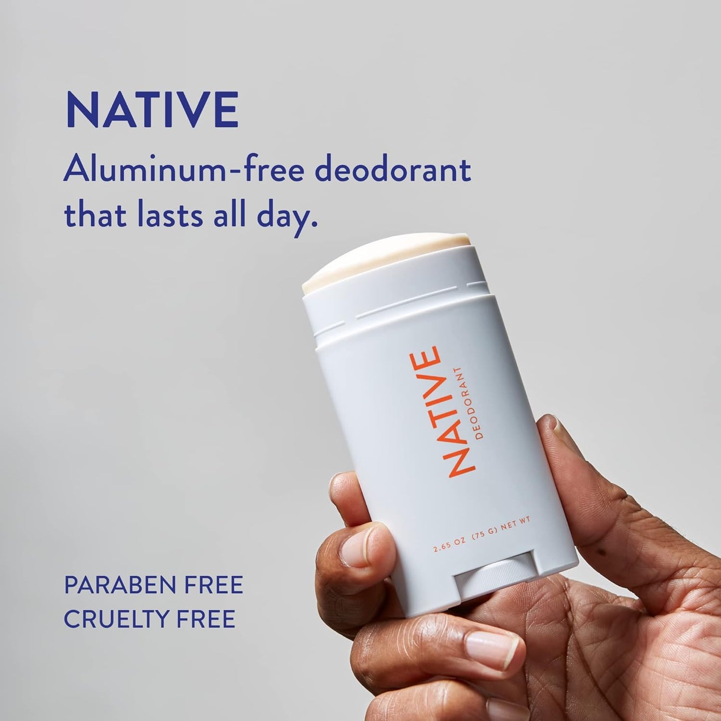 Native Deodorant | Natural Deodorant for Men, Aluminum Free with Baking Soda, Probiotics, Coconut Oil and Shea Butter | Eucalyptus & Mint