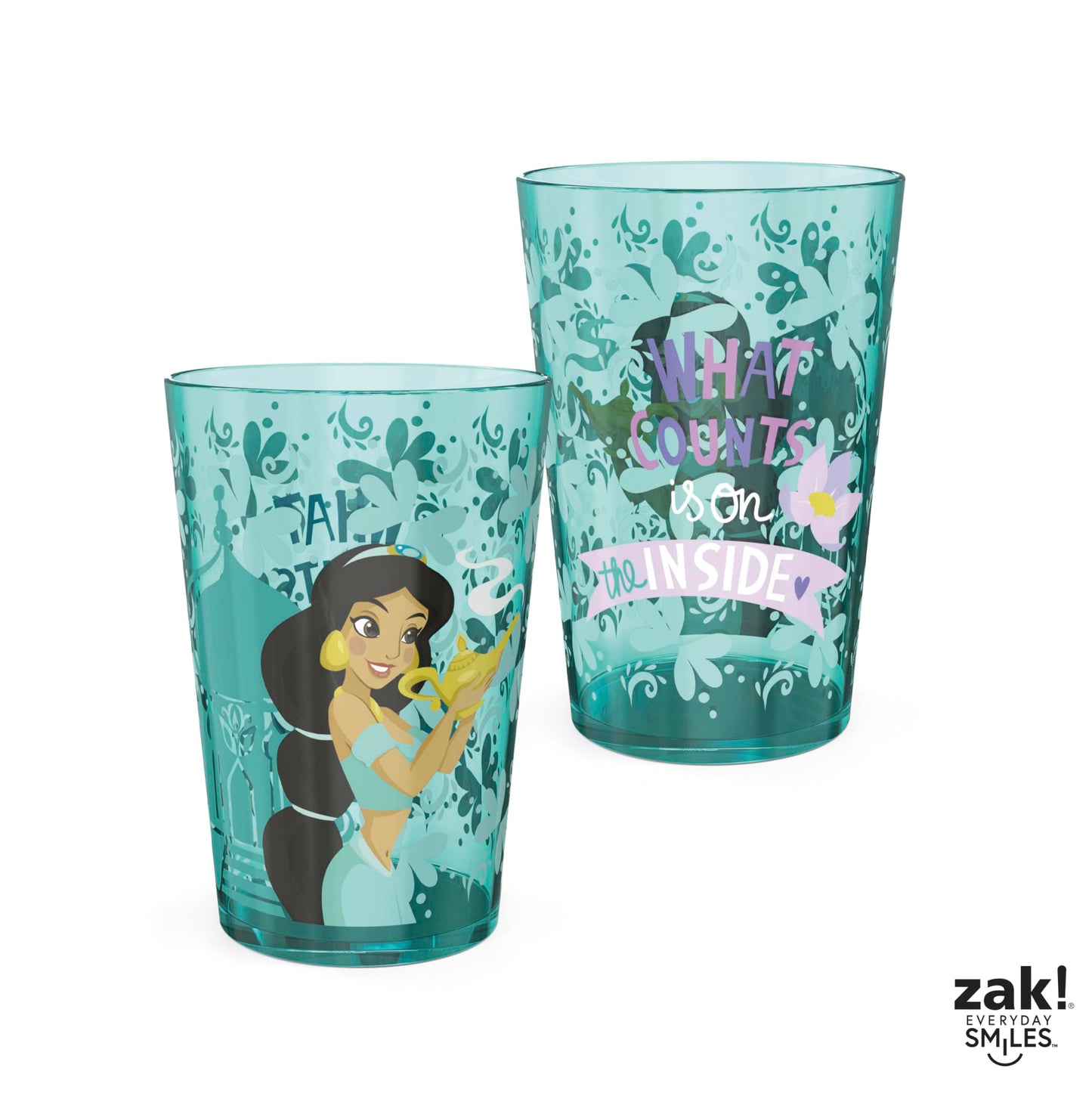 Zak Designs Bluey Nesting Tumbler Set Includes Durable Plastic Cups with Variety Artwork, Fun Drinkware is Perfect for Kids (14.5 oz, 4-Pack, Non-BPA)