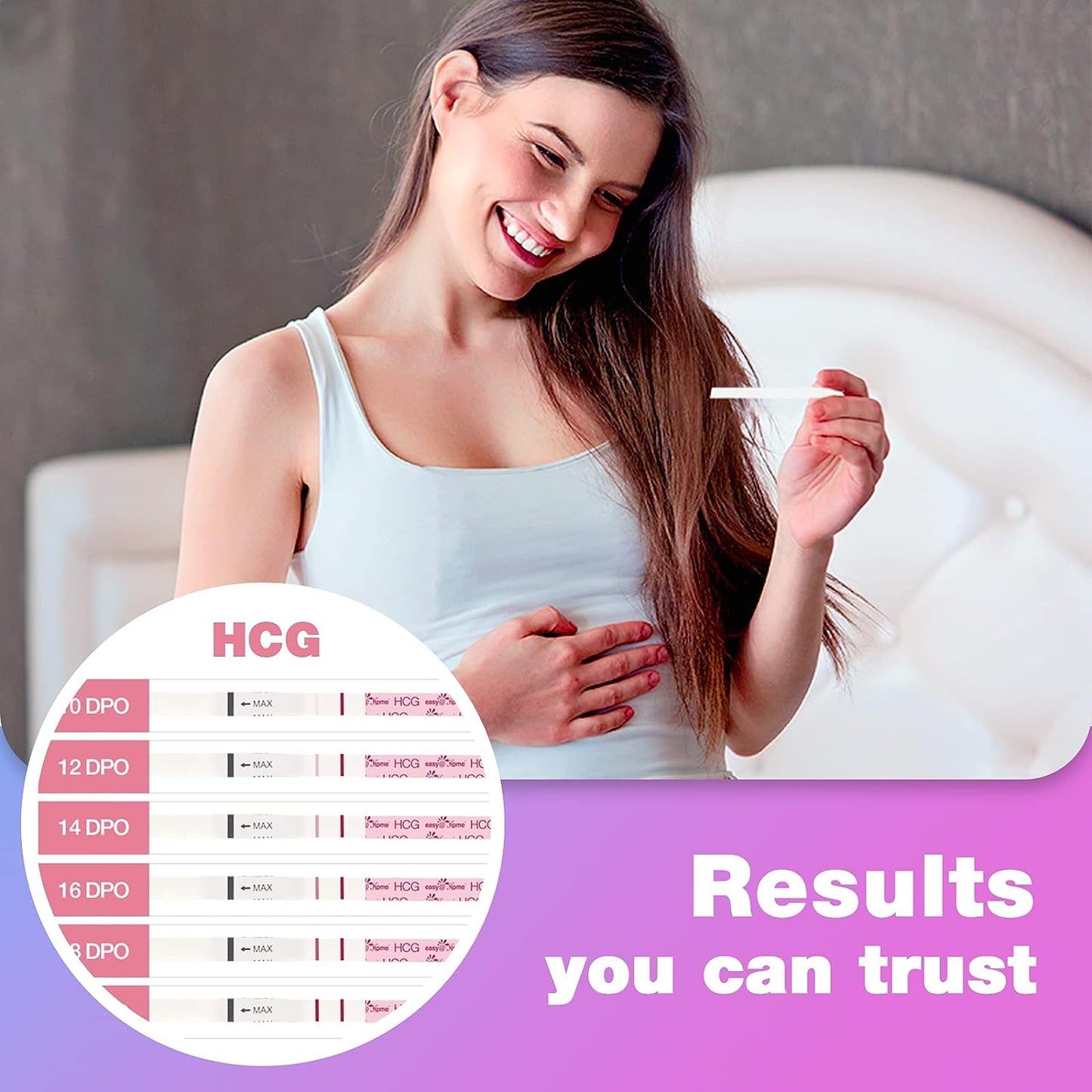 Ovulation Test Strips Powered by Premom Ovulation Predictor APP, FSA Eligible, 40 Ovulation Test and 10 Pregnancy Test Strips, 40LH +10HCG | Package May Vary