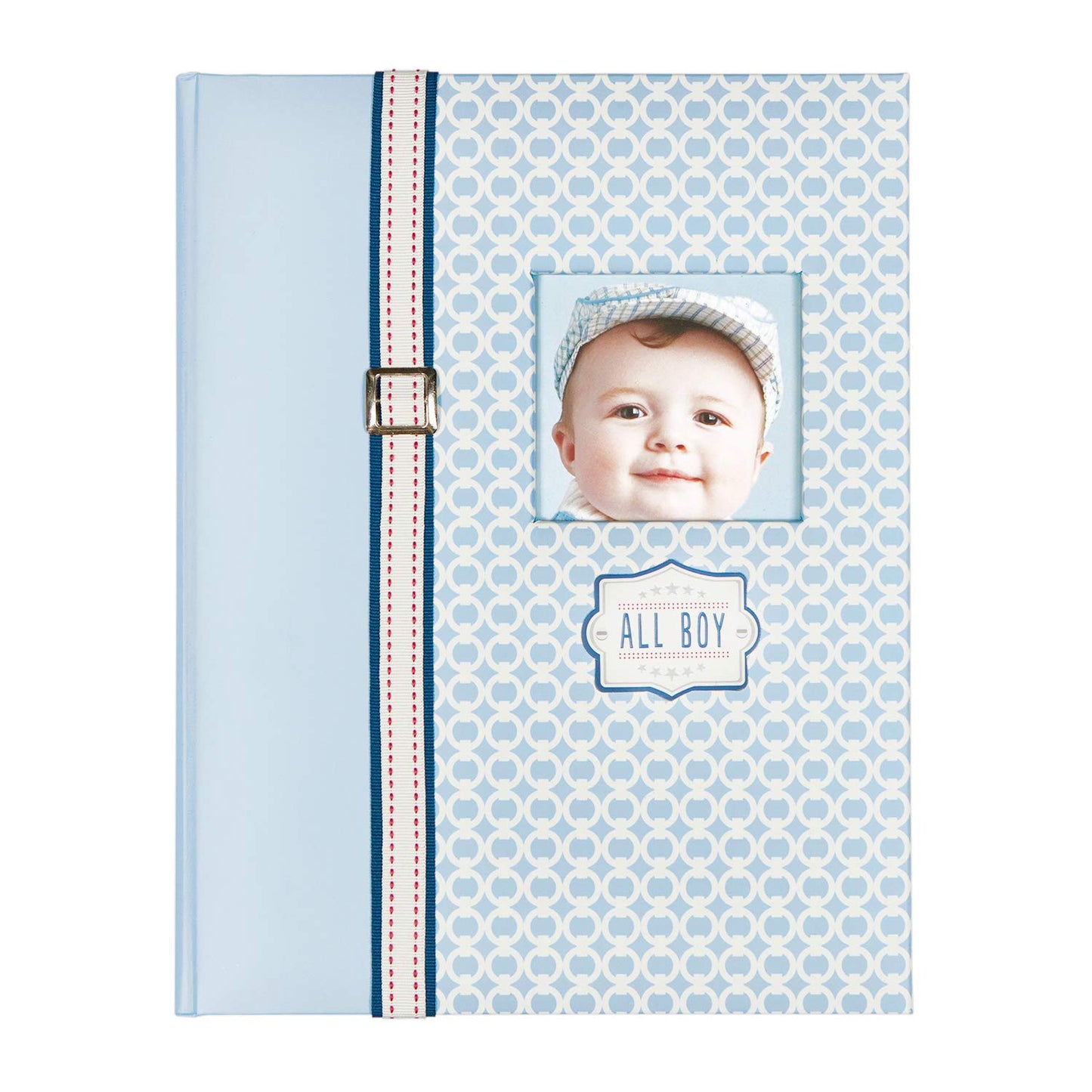 C.R. Gibson B2-12683 Elephant 'Hello World' First Five Years Unisex Memory Baby Book, 64pgs, 10'' W x 11.75'' H